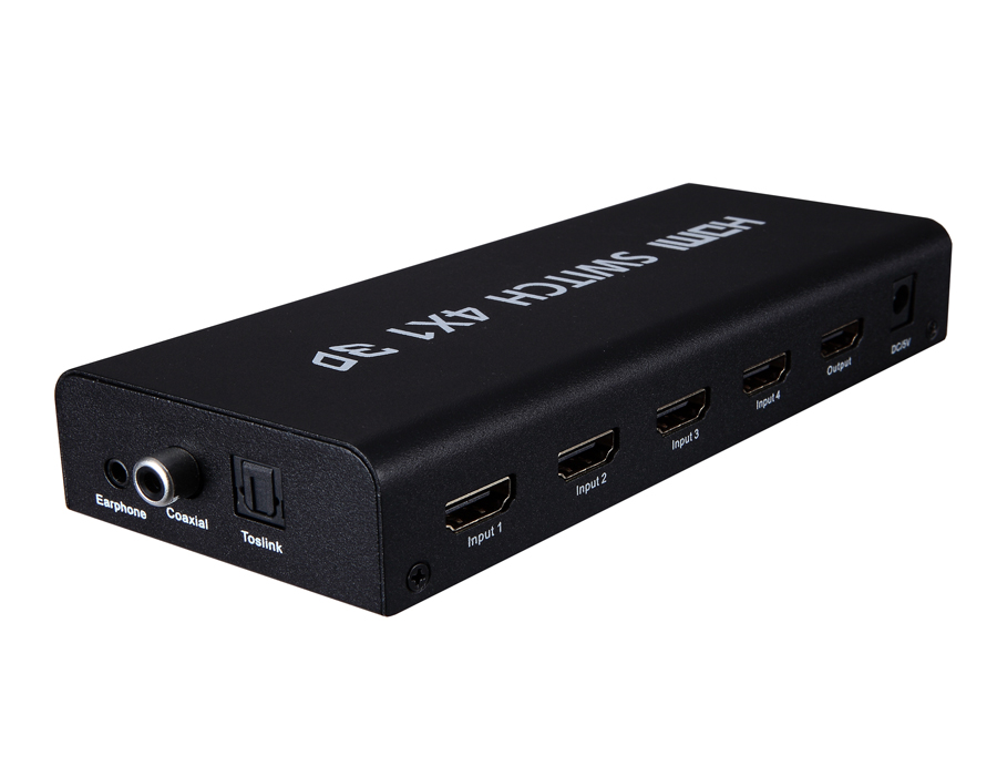 HDMI switch 4 to 1 with Audio