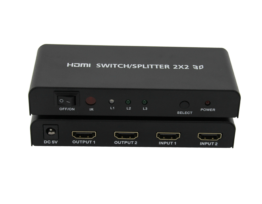 HDMI Switcher/Splitter 2X2