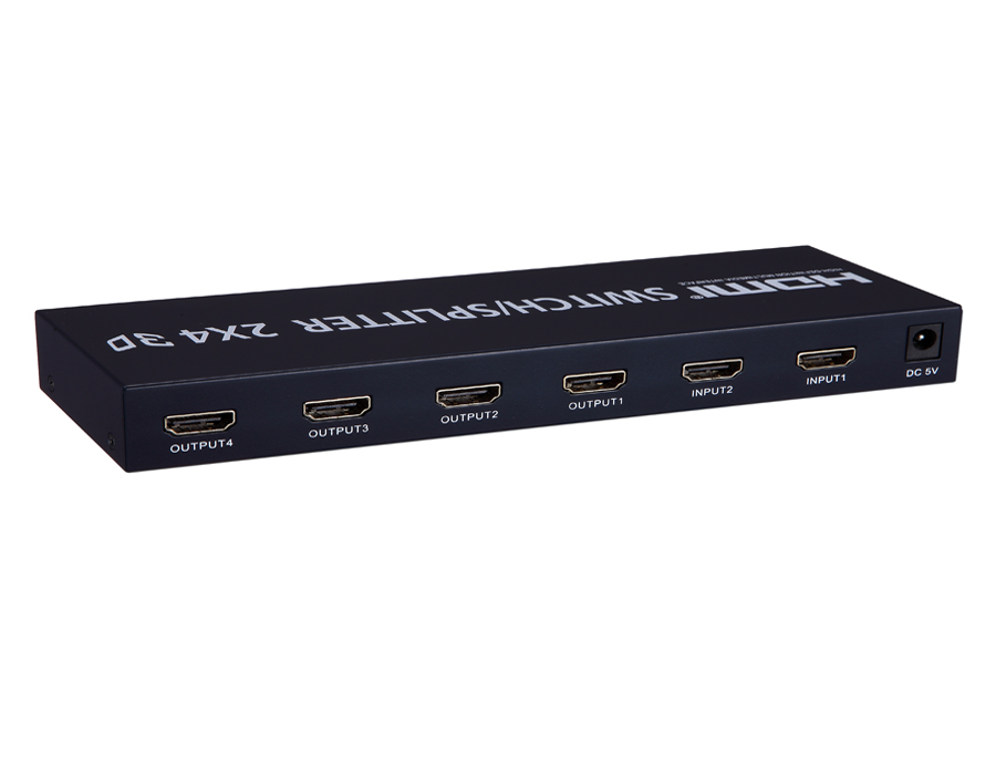 HDMI Switcher/Splitter 2X4