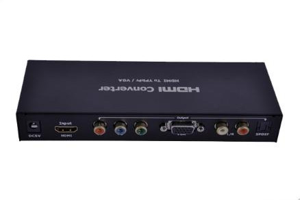 HDMI to VGA+Ypbpr Converter