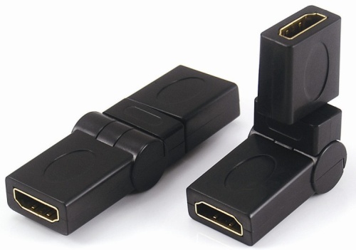 HDMI female to HDMI female adaptor,rotating 360°