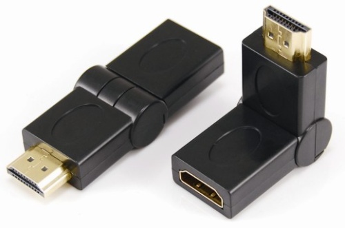 HDMI male to HDMI female adaptor,swing type