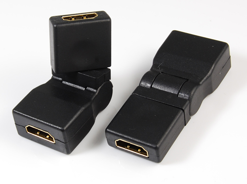 HDMI female to HDMI female adaptor,rotating 270°