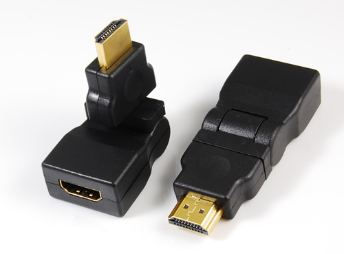 HDMI male to HDMI female adaptor,rotating 270°