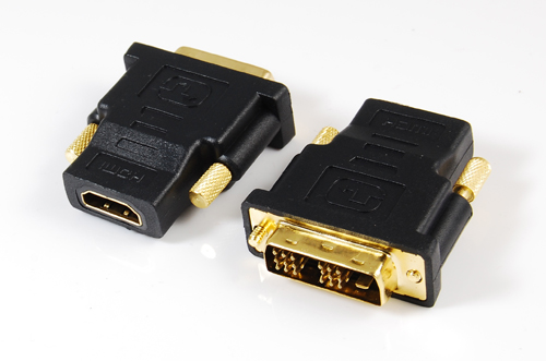 DVI(18+1)male to HDMI female adaptor