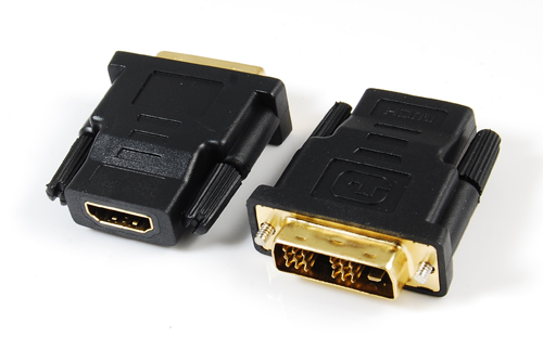 DVI(18+1)male to HDMI female adapter