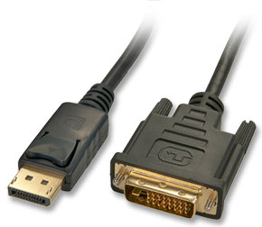 DP Male to DVI Male Cable