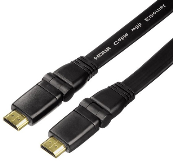 360 Degree Swivel Flat HDMI Cable1.4V