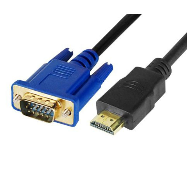 HDMI Male to VGA Male Cable