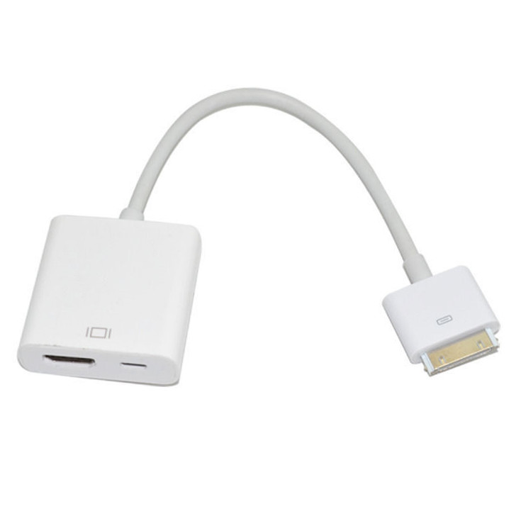Dock Connector to HDMI+USB(Mini/Micr) Adapter