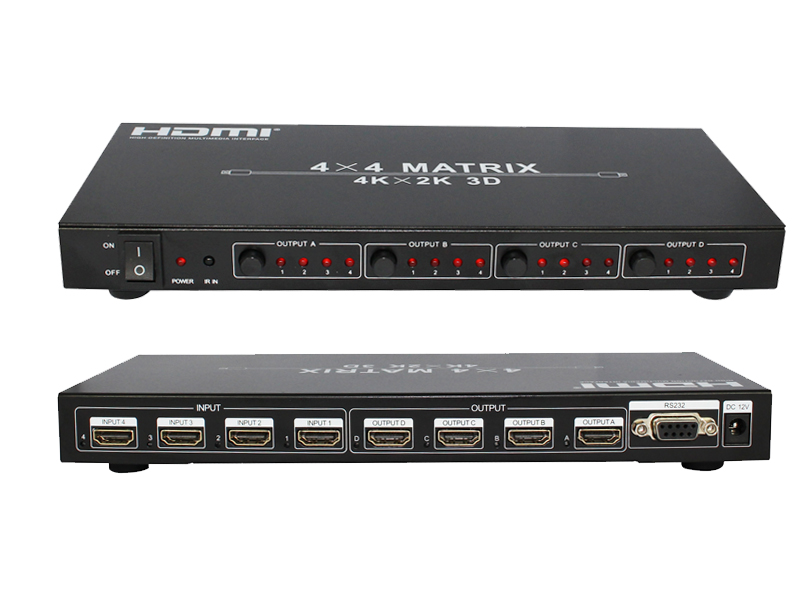 HDMI Matrix 4 x 4 Support 4K*2K