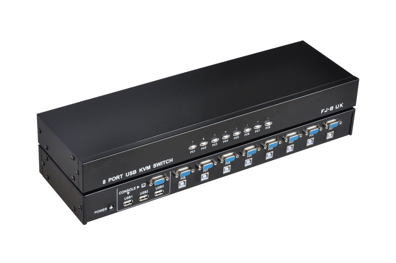 8 Port USB KVM Switch