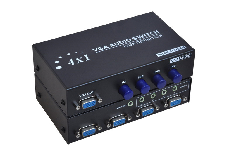 4 port VGA Audio Switch