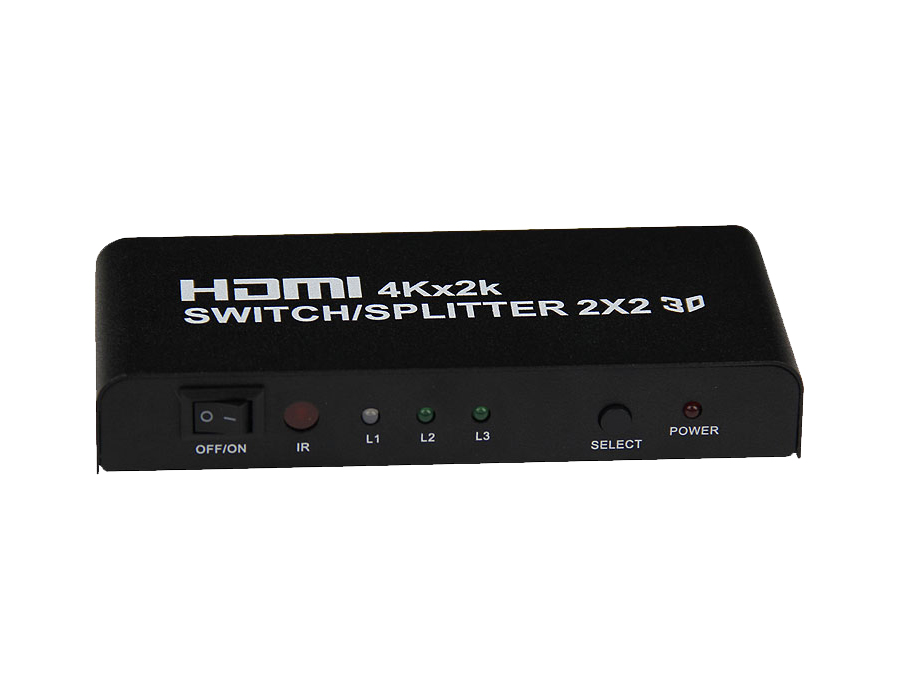 HDMI Switcher/Splitter 2X2 (4K*2K,3D)