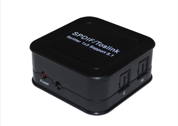 Digital Optical Audio Splitter 1x3