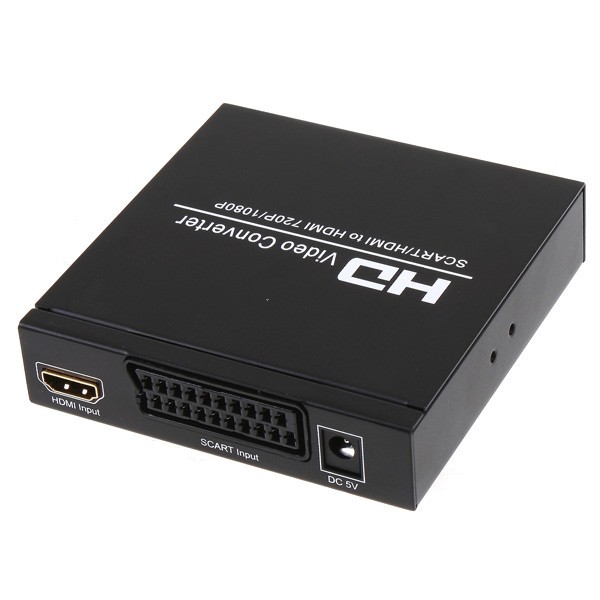 Scart+HDMI TO HDMI Converter